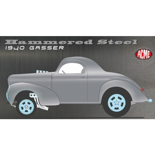 【新品即納】[MDL] 1/18 Gasser(ガッサー) 1940 Hammered Steel 完成品 ミニカー(A1800937) ACME(アクメ)(20250831)