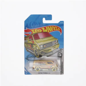 【中古即納】[MDL] Hot Wheels(ホットウィール) 1/64 Custom '77 Dodge Van(ダッジ バン) ゴールド 完成品 ミニカー(FYG83-D7C5) マテル(19991231)