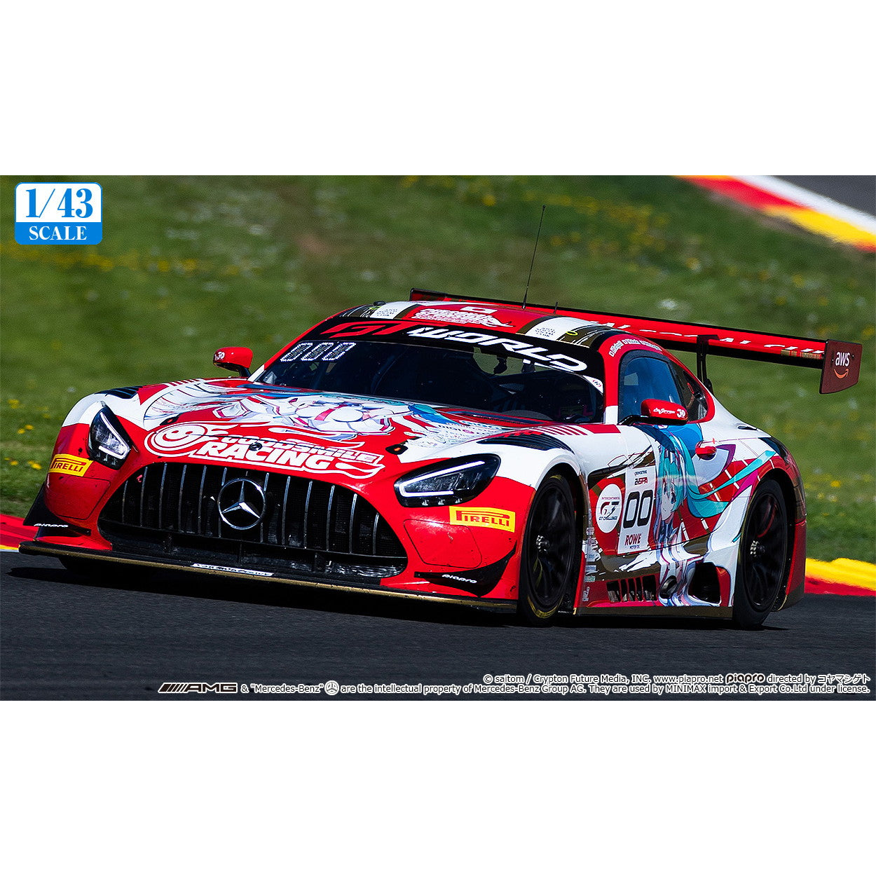 【新品】【お取り寄せ】[MDL] 1/43 グッドスマイル 初音ミク AMG 2025 SPA24H Ver. 初音ミク GTプロジェクト 完成品 ミニカー グッドスマイルレーシング(20260219)