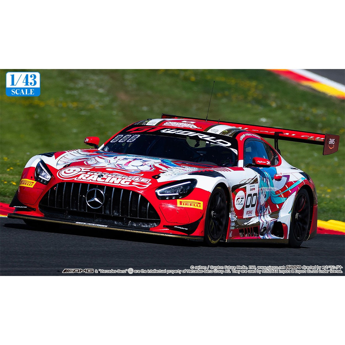 【新品】【お取り寄せ】[MDL] 1/43 グッドスマイル 初音ミク AMG 2025 SPA24H Ver. 初音ミク GTプロジェクト 完成品 ミニカー グッドスマイルレーシング(20260219)