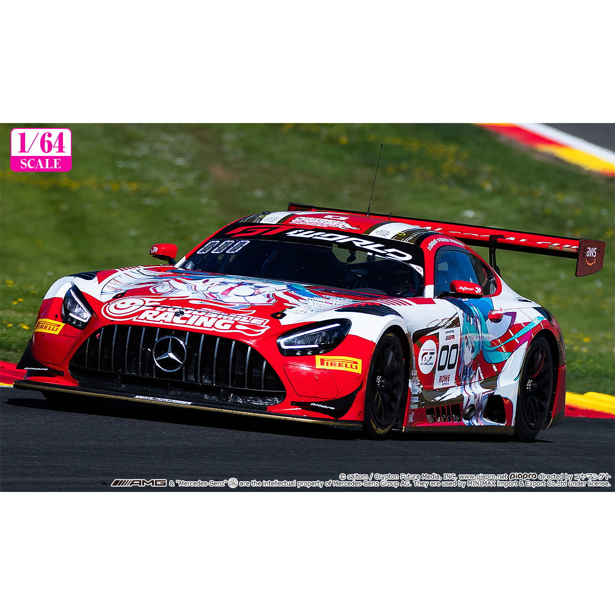 【予約安心出荷】[MDL] 1/64 グッドスマイル 初音ミク AMG 2025 SPA24H Ver. 初音ミク GTプロジェクト 完成品 ミニカー グッドスマイルレーシング(2026年2月)