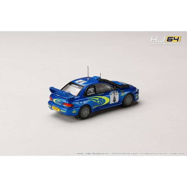 【新品即納】[MDL] 1/64 SUBARU IMPREZA(インプレッサ) WRC 2000 #3(SAFARI) 完成品 ミニカー(HJR646041E) ホビージャパン(20250930)