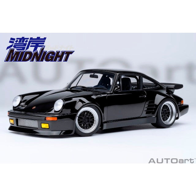 【中古即納】[MDL] オートアート・コンポジットダイキャストモデル 1/18 ポルシェ 911(930) ターボ 「湾岸ミッドナイト」 ブラックバード(第1巻仕様) 完成品 ミニカー(78158) AUTOart(オートアート)(20250930)