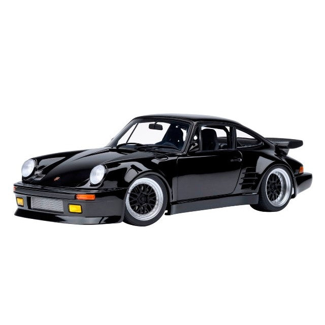 【中古即納】[MDL] オートアート・コンポジットダイキャストモデル 1/18 ポルシェ 911(930) ターボ 「湾岸ミッドナイト」 ブラックバード(第1巻仕様) 完成品 ミニカー(78158) AUTOart(オートアート)(20250930)