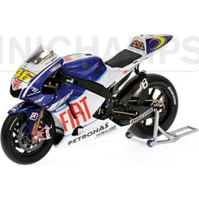 【新品即納】[MDL] 1/12 ヤマハ YZR-M1 『TEAM FIAT YAMAHA』 バレンティーノ・ロッシ モトGP 2009 ワールドチャンピオン ウェザリング仕様 完成品 ミニカー(122093246) MINICHAMPS(ミニチャンプス)(20250731)