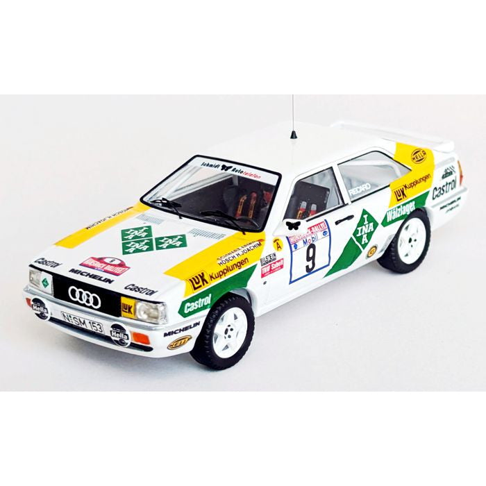【新品即納】[MDL] 1/43 アウディ クーペ クワトロ 1987年 フンスリュックラリー 2位 #9 Armin Schwarz/Hans-Joachim Hosch 完成品 ミニカー(dsn305) Trofeu(トロフュー)(20250831)