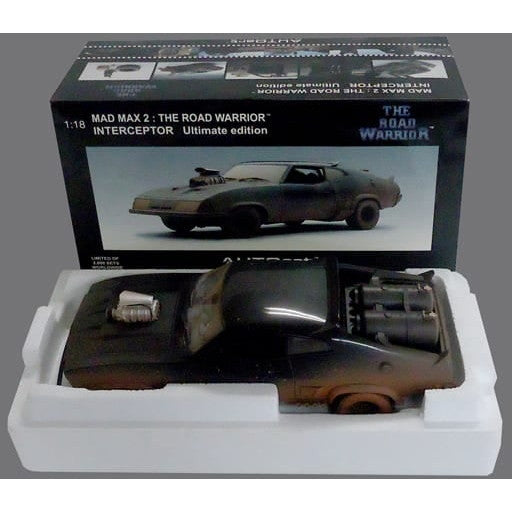 【中古即納】[MDL] MILLENNIUM 1/18 インターセプター ウェザリングバージョン マッドマックス2 ザ・ロードウォリアー 完成品 ミニカー(72749) AUTOart(オートアート)(20110228)