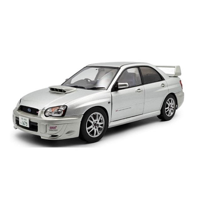 【予約安心出荷】[MDL] 1/18 スバル インプレッサ WRX STI 2003(シルバー) 完成品 ミニカー(S1812303) solido(ソリド)(2026年1月)