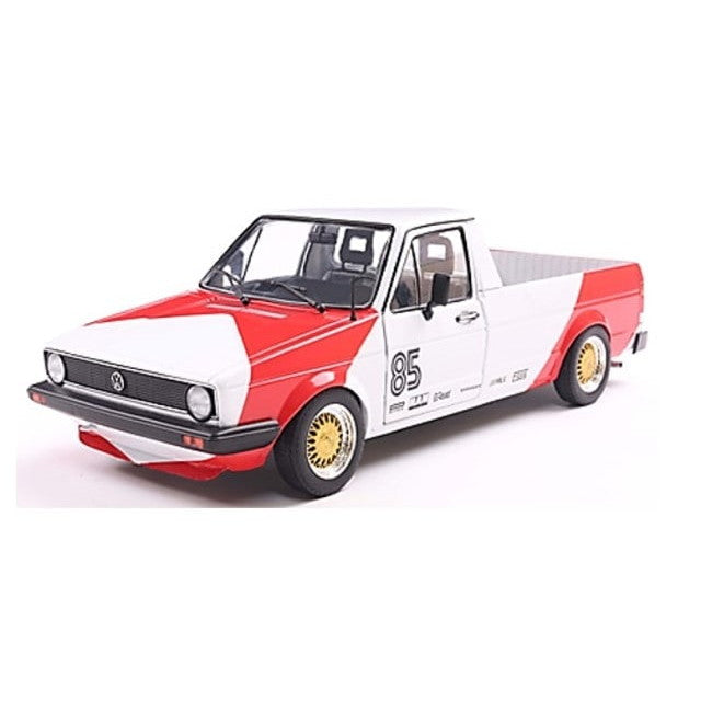 【予約安心出荷】[MDL] 1/18 フォルクスワーゲン キャディ Mk.1 1982(レッド×ホワイト) 完成品 ミニカー(S1803512) solido(ソリド)(2026年1月)