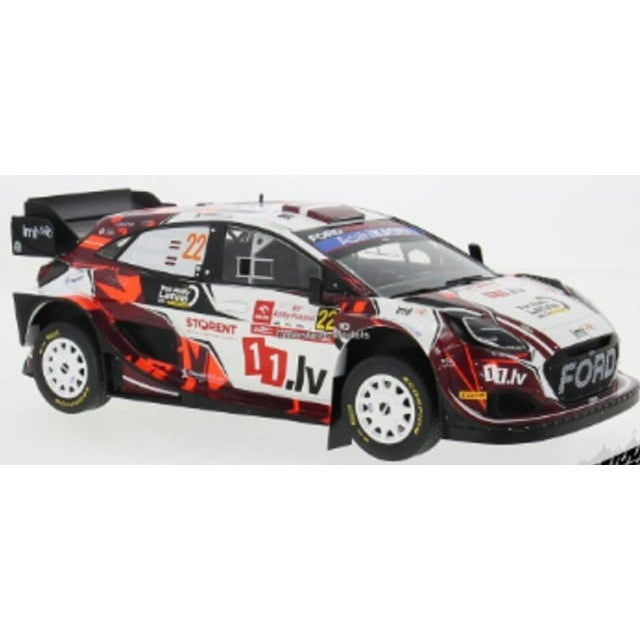 【予約安心出荷】[MDL] 1/18 フォード プーマ ラリー1 ハイブリッド 2024年 ラリーポーランド #22 M.Sesks/R.Francis 完成品 ミニカー(18RMC215) IXO Models(イクソモデルス)(2025年8月)
