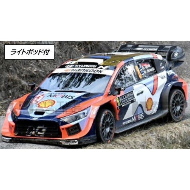 【予約安心出荷】[MDL] 1/18 ヒョンデ i20 N ラリー1 2025年 ラリーモンテカルロ #8 O.Tanak/M.Jarveoja ライトポッド付 完成品 ミニカー(18RMC230B) IXO Models(イクソモデルス)(2025年8月)