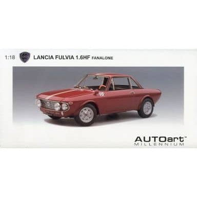 【中古即納】[MDL] MILLENNIUM 1/18 LANCIA FULVIA 1.6HF FANALONE(レッド) 完成品 ミニカー(74703) AutoArt(オートアート)(20100531)