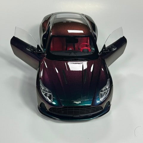 【新品即納】[MDL] 1/18 アストンマーティン DB12 カメレオン 交換用ホイール付属 完成品 ミニカー(8250516BSL) XiaoGuang MODEL(20250731)