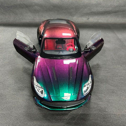 【新品即納】[MDL] 1/18 アストンマーティン DB12 カメレオン 交換用ホイール付属 完成品 ミニカー(8250516BSL) XiaoGuang MODEL(20250731)