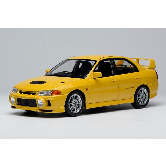 【新品即納】[MDL] 1/18 三菱 Lancer Evolution IV Dandelion Yellow(ダンデライオン イエロー) 完成品 ミニカー(M84006) MOTORHELIX(モーターヘリックス)(20250731)