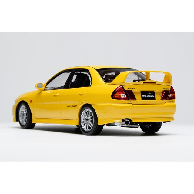 【新品即納】[MDL] 1/18 三菱 Lancer Evolution IV Dandelion Yellow(ダンデライオン イエロー) 完成品 ミニカー(M84006) MOTORHELIX(モーターヘリックス)(20250731)