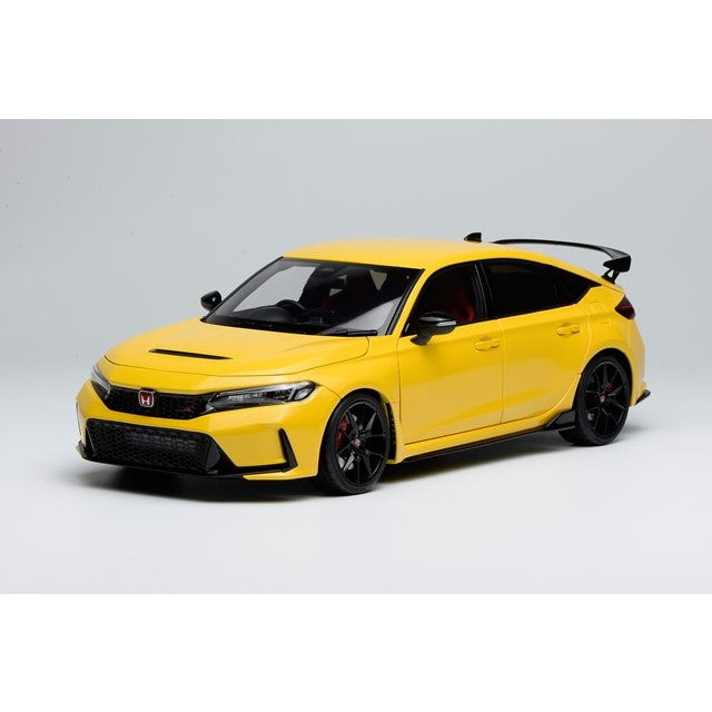 【新品即納】[MDL] 1/18 ホンダ Civic(シビック) Type R(FL5) Sunlight Yellow(サンライト イエロー) 完成品 ミニカー(M85306-18) MOTORHELIX(モーターヘリックス)(20250731)