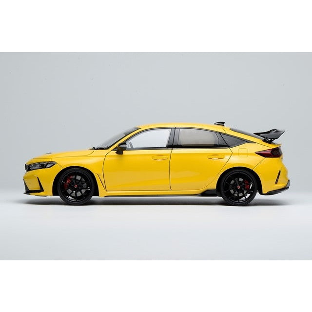 【新品即納】[MDL] 1/18 ホンダ Civic(シビック) Type R(FL5) Sunlight Yellow(サンライト イエロー) 完成品 ミニカー(M85306-18) MOTORHELIX(モーターヘリックス)(20250731)