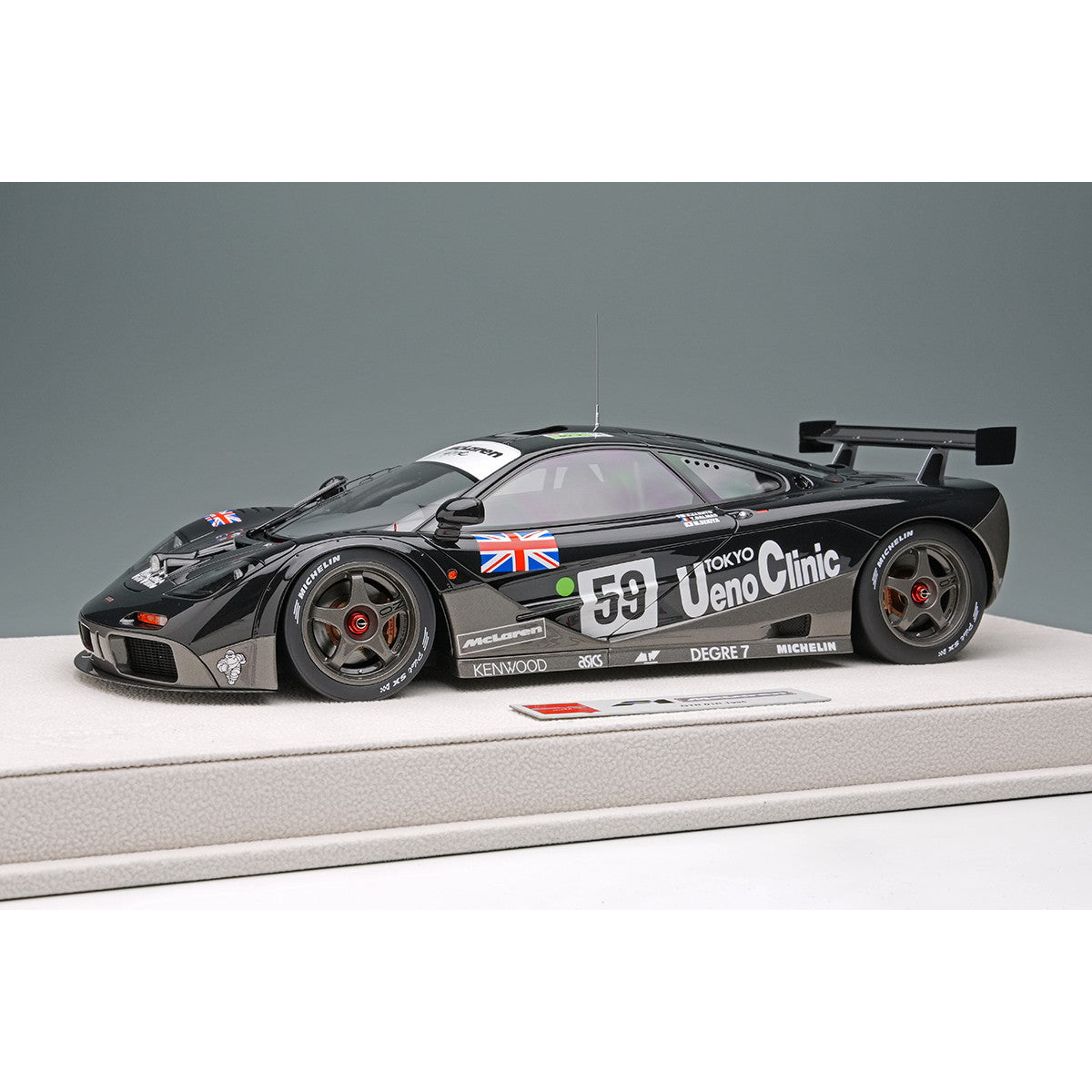 【予約安心出荷】[MDL] 1/18 McLaren(マクラーレン) F1 GTR 01R 1995 ブルーブラックメタリック/メタリックグレー(限定200台) 完成品 ミニカー(EML154) EIDOLON(アイドロン)(2026年1月)