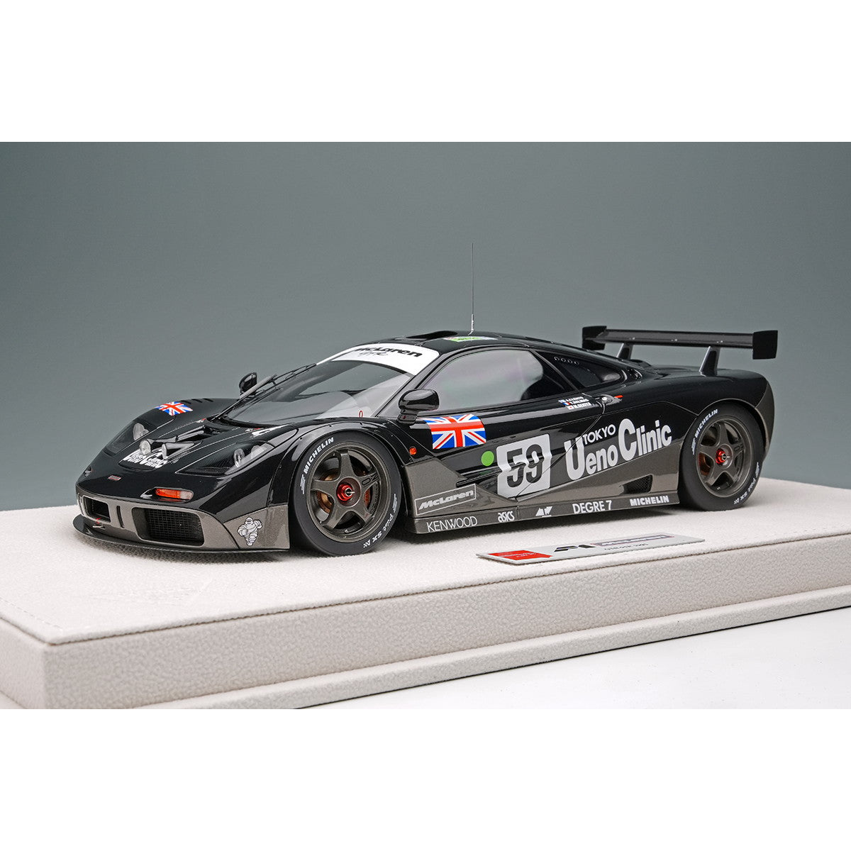 【予約安心出荷】[MDL] 1/18 McLaren(マクラーレン) F1 GTR 01R 1995 ブルーブラックメタリック/メタリックグレー(限定200台) 完成品 ミニカー(EML154) EIDOLON(アイドロン)(2026年1月)