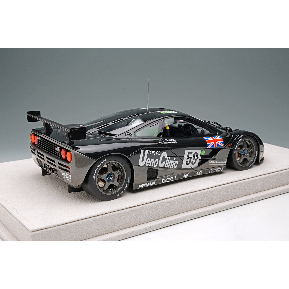【予約安心出荷】[MDL] 1/18 McLaren(マクラーレン) F1 GTR 01R 1995 ブルーブラックメタリック/メタリックグレー(限定200台) 完成品 ミニカー(EML154) EIDOLON(アイドロン)(2026年1月)