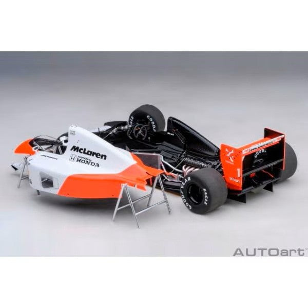 【予約安心出荷】[MDL] (再販) オートアート・コンポジットモデルシリーズ 1/18 マクラーレン ホンダ MP4/6 日本GP 1991年 #1(アイルトン・セナ) マクラーレンロゴ入り 完成品 ミニカー(89140) AutoArt(オートアート)(2026年7月)