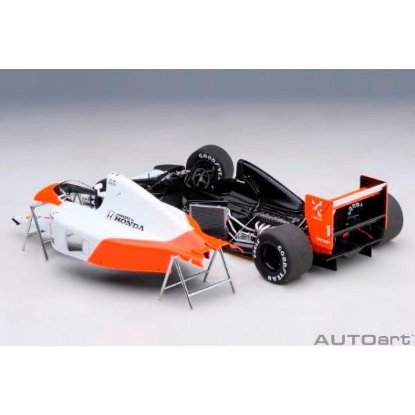 【新品即納】[MDL] (再販) オートアート・コンポジットモデルシリーズ 1/18 マクラーレン ホンダ MP4/6 日本GP 1991年 #1(アイルトン・セナ) 完成品 ミニカー(89150) AutoArt(オートアート)(20260731)