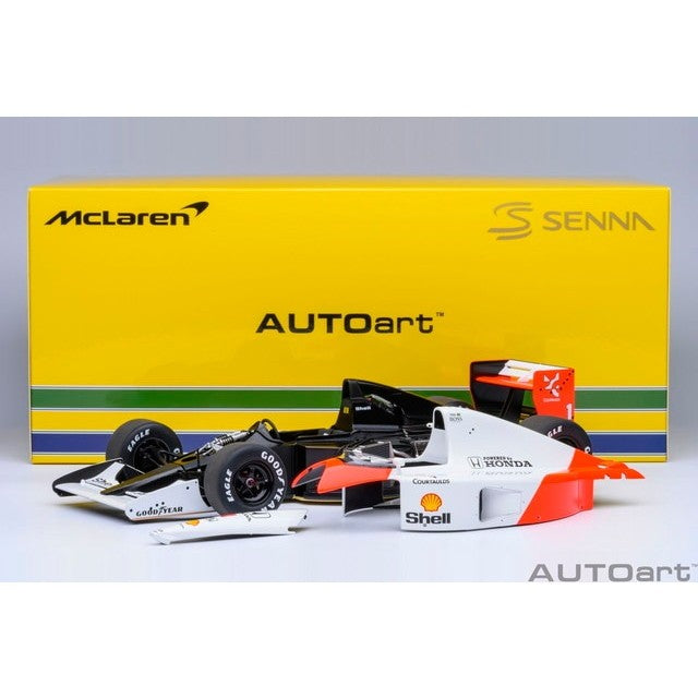 【新品即納】[MDL] (再販) オートアート・コンポジットモデルシリーズ 1/18 マクラーレン ホンダ MP4/6 日本GP 1991年 #1(アイルトン・セナ) 完成品 ミニカー(89150) AutoArt(オートアート)(20260731)