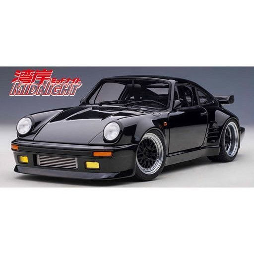 【中古即納】[MDL] オートアート・コンポジットダイキャストモデル 1/18 ポルシェ 911(930) ターボ 「湾岸ミッドナイト」 ブラックバード 連載開始30周年記念モデル 完成品 ミニカー(78158) AUTOart(オートアート)(20210326)