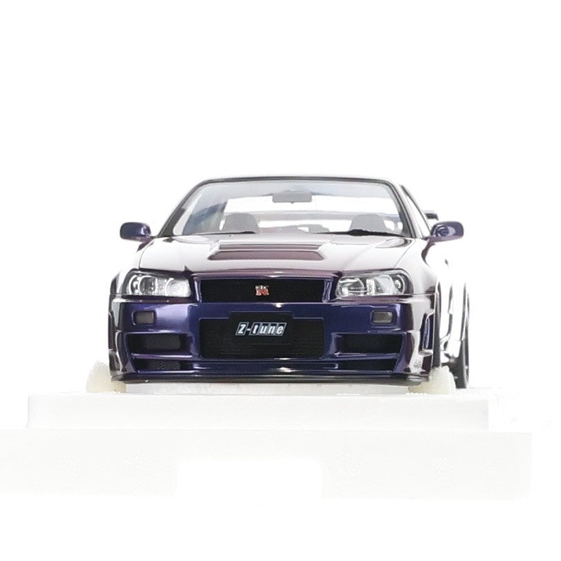 【中古即納】[MDL] オートアート・コンポジットモデルシリーズ 1/18 ニスモ R34 GT-R Z-tune(ミッドナイトパープルIII) 完成品 ミニカー(77464) AUTOart(オートアート)(20240301)