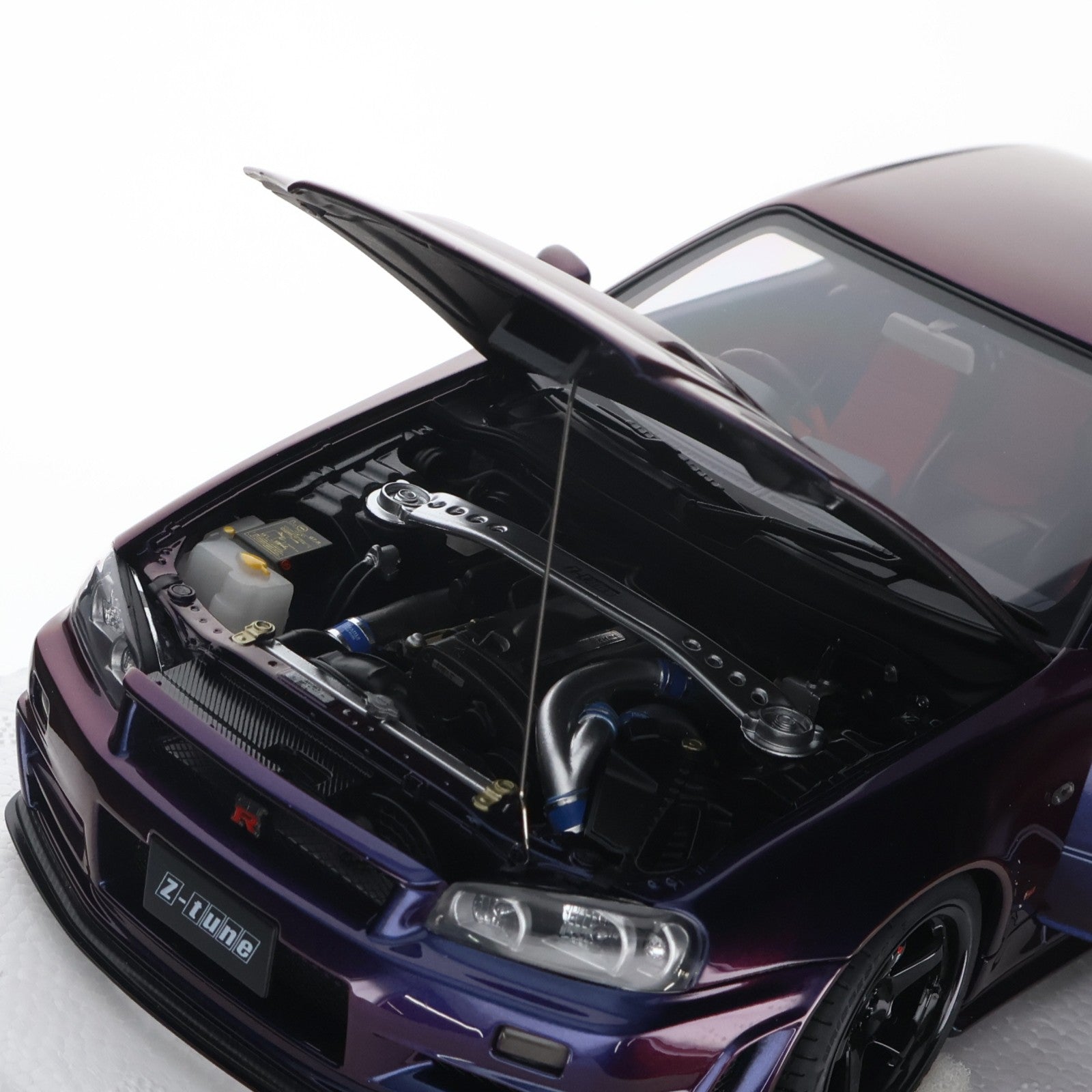 【中古即納】[MDL] オートアート・コンポジットモデルシリーズ 1/18 ニスモ R34 GT-R Z-tune(ミッドナイトパープルIII) 完成品 ミニカー(77464) AUTOart(オートアート)(20240301)