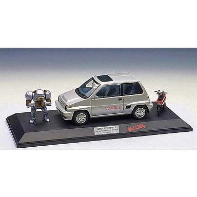 【中古即納】[MDL] 1/18 ホンダ シティ ターボII(メタリックシルバー) スペシャル・リミテッド・エディション 完成品 ミニカー(73284) AutoArt(オートアート)(20111229)