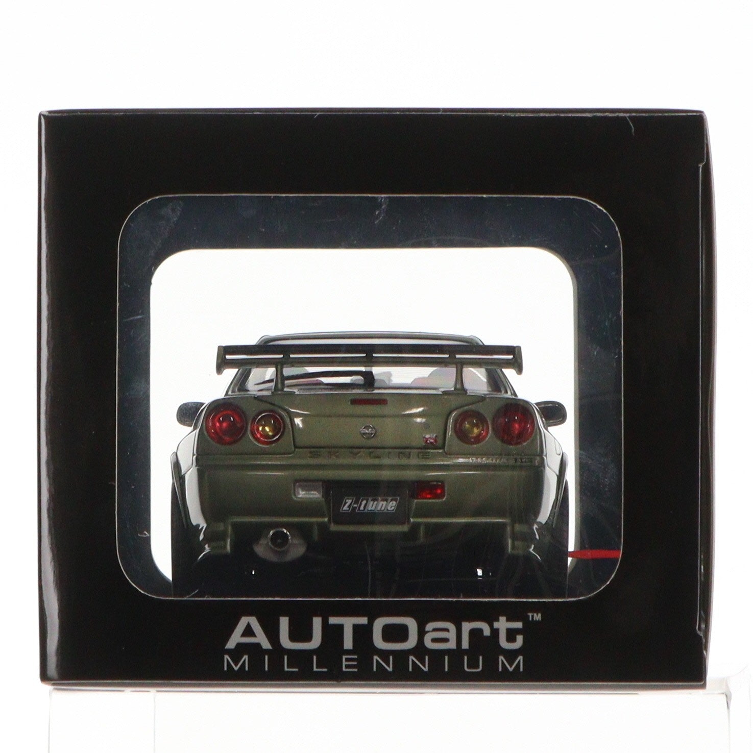 【中古即納】[MDL] 1/18 ニスモ R34 GT-R Z-tune (ミレニアムジェイド) 完成品 ミニカー(77353) AutoArt(オートアート)(20140927)