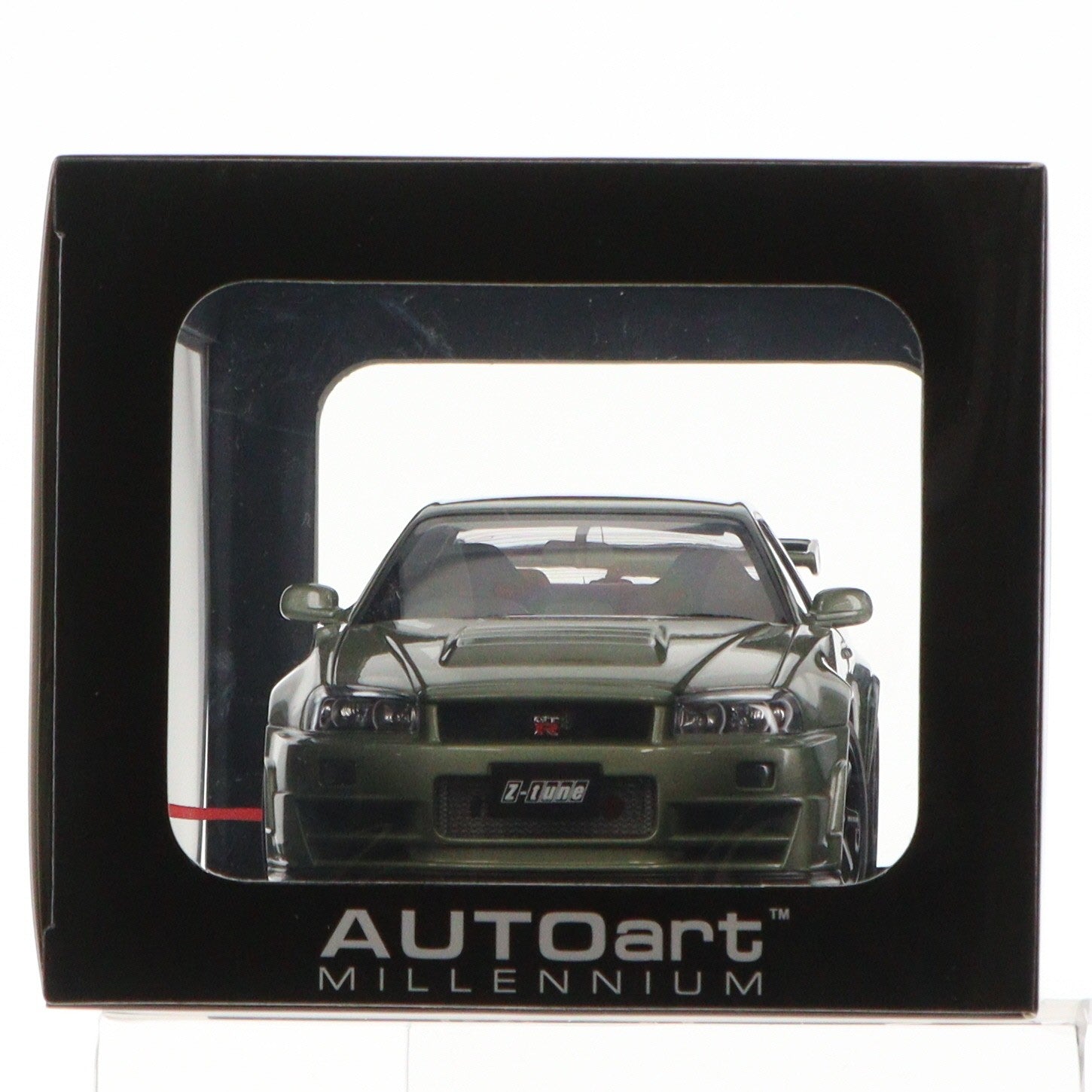 【中古即納】[MDL] 1/18 ニスモ R34 GT-R Z-tune (ミレニアムジェイド) 完成品 ミニカー(77353) AutoArt(オートアート)(20140927)