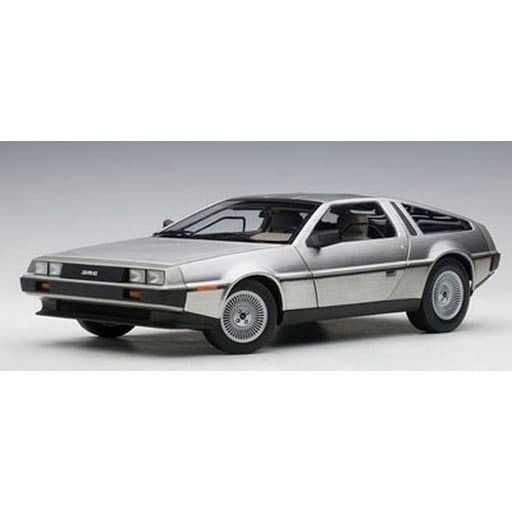 【中古即納】[MDL] オートアート・コンポジットモデルシリーズ 1/18 デロリアン DMC-12(サテンシルバー) 完成品 ミニカー(79916) AutoArt(オートアート)(20181227)