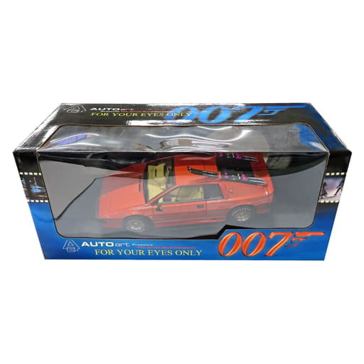 【中古即納】[MDL] 1/18 LOTUS ESPRIT TURBO(ロータス エスプリ ターボ) JAMES BOND(メットレッド) FOR YOUR EYES ONLY 007/ユア・アイズ・オンリー 完成品 ミニカー(70060) AutoArt(オートアート)(20001231)