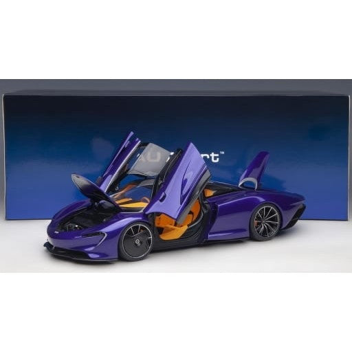 【中古即納】[MDL] オートアート・コンポジットモデルシリーズ 1/18 マクラーレン スピードテール(メタリック・パープル) 完成品 ミニカー(76089) AutoArt(オートアート)(20230929)
