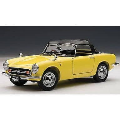 【中古即納】[MDL] 1/18 ホンダ S800(イエロー) 完成品 ミニカー(73277) AutoArt(オートアート)(20130511)