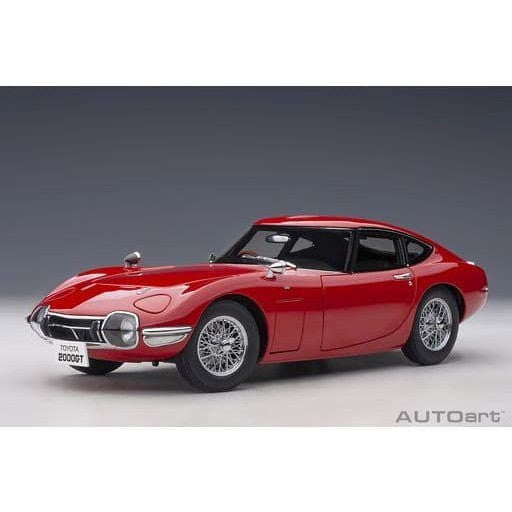 【中古即納】[MDL] 1/18 トヨタ 2000GT ワイヤースポークホイール バージョン(レッド) 完成品 ミニカー(78761) AUTOart(オートアート)(20210122)