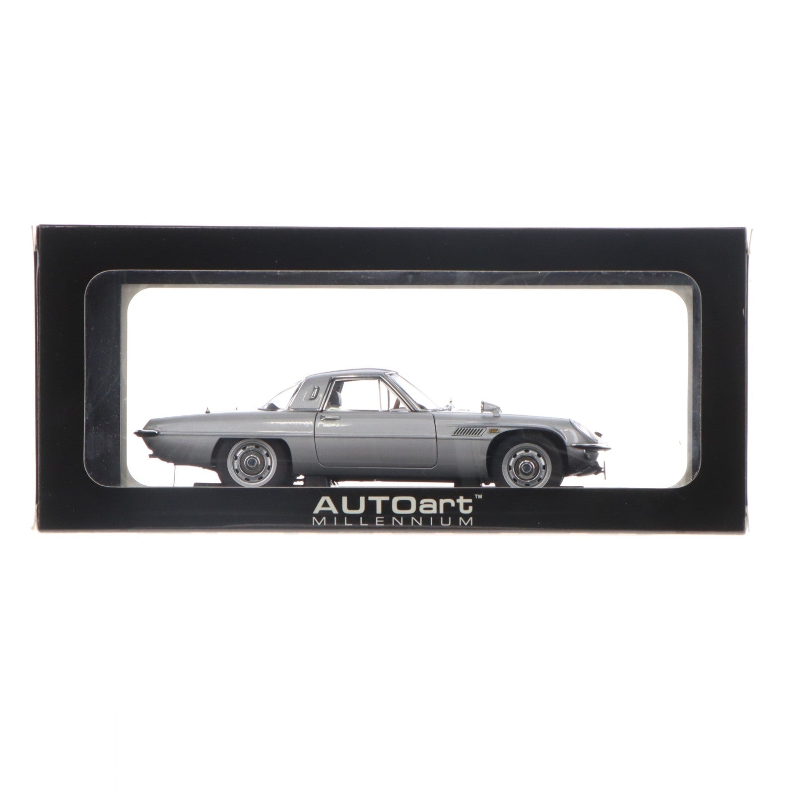 【中古即納】[MDL] MILLENNIUM 1/18 MAZDA COSMO SPORT(コスモスポーツ)(シルバー) 完成品 ミニカー(75933) AUTOart(オートアート)(20081231)