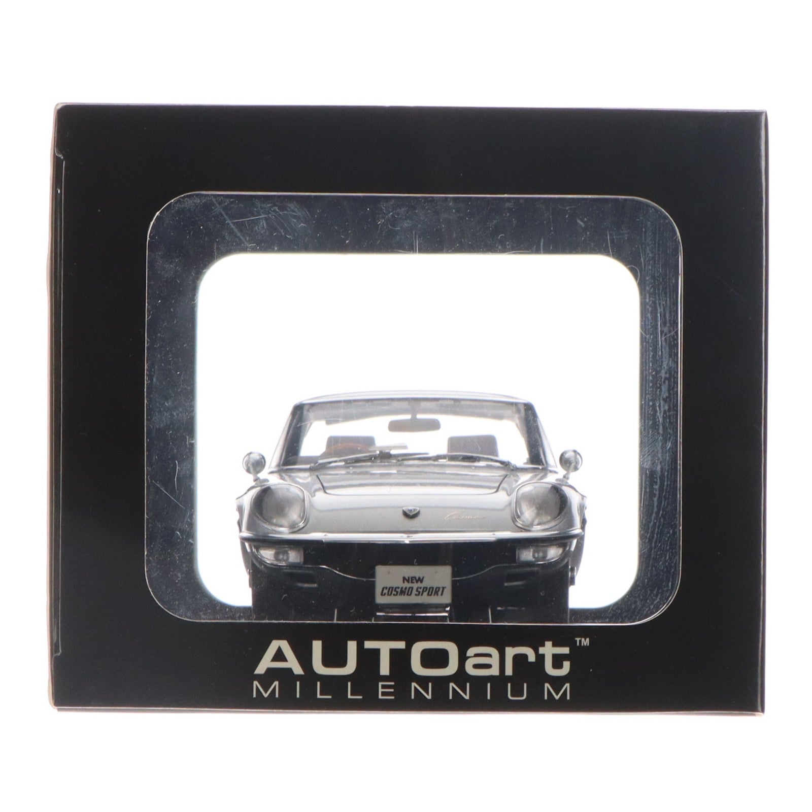 【中古即納】[MDL] MILLENNIUM 1/18 MAZDA COSMO SPORT(コスモスポーツ)(シルバー) 完成品 ミニカー(75933) AUTOart(オートアート)(20081231)