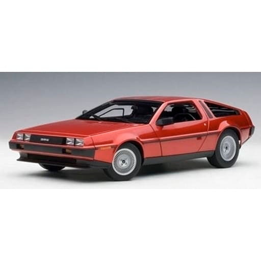 【中古即納】[MDL] 1/18 デロリアン DMC-12 (メタリック・レッド) 完成品 ミニカー(79918) AutoArt(オートアート)(20181212)