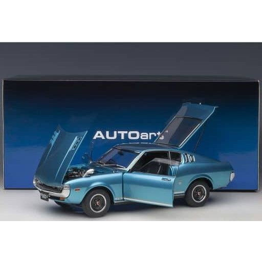 【中古即納】[MDL] オートアート・コンポジットモデルシリーズ 1/18 トヨタ セリカ リフトバック 2000GT RA25 1973(ターコイズブルー・メタリック) 完成品 ミニカー(78767) AUTOart(オートアート)(20230128)