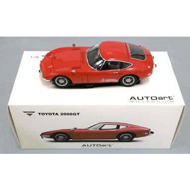 【中古即納】[MDL] MILLENNIUM 1/18 TOYOTA 2000GT COUPE(レッド) アップグレードバージョン 完成品 ミニカー(78746) AutoArt(オートアート)(20100331)