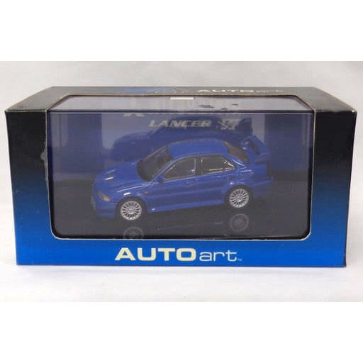 【中古即納】[MDL] 1/43 MITSUBISHI LANCER(ランサー) EVO 6(ブルー) 完成品 ミニカー(57152) AUTOart(オートアート)(19991231)
