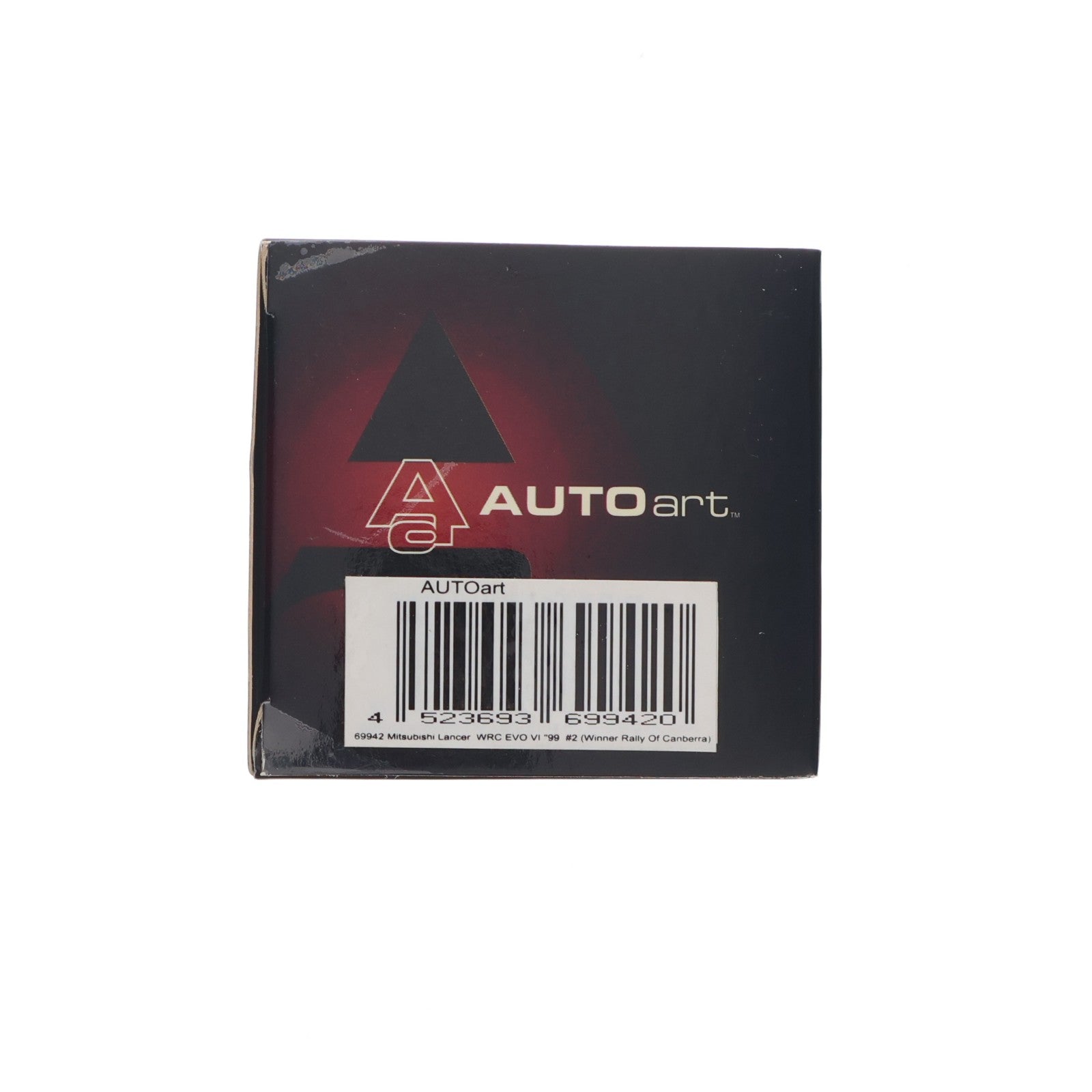 【中古即納】[MDL] 1/43 Mitsubishi Lancer Evo 6 Winner Rally of Canberra 1999 YOKOHAMA #2(ブラック×レッド) 完成品 ミニカー AutoArt(オートアート)(19991231)
