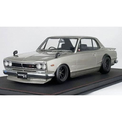 【中古即納】[MDL] 1/12 Nissan Skyline 2000 GT-R KPGC10(シルバー) 完成品 ミニカー(IG0495) ignition model(イグニッションモデル)(20181019)