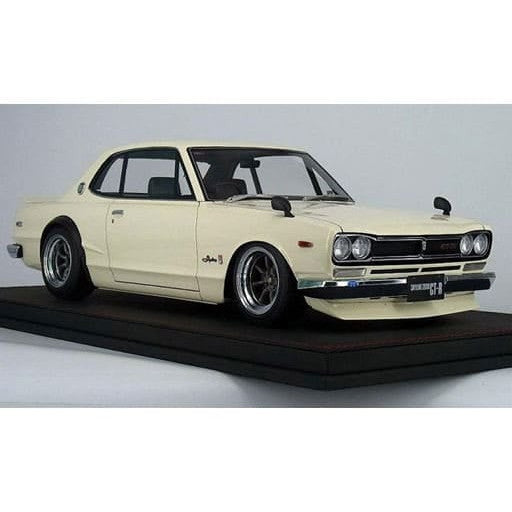 【中古即納】[MDL] 1/12 Nissan Skyline 2000 GT-R KPGC10(ホワイト) 完成品 ミニカー(IG0496) ignition model(イグニッションモデル)(20180914)