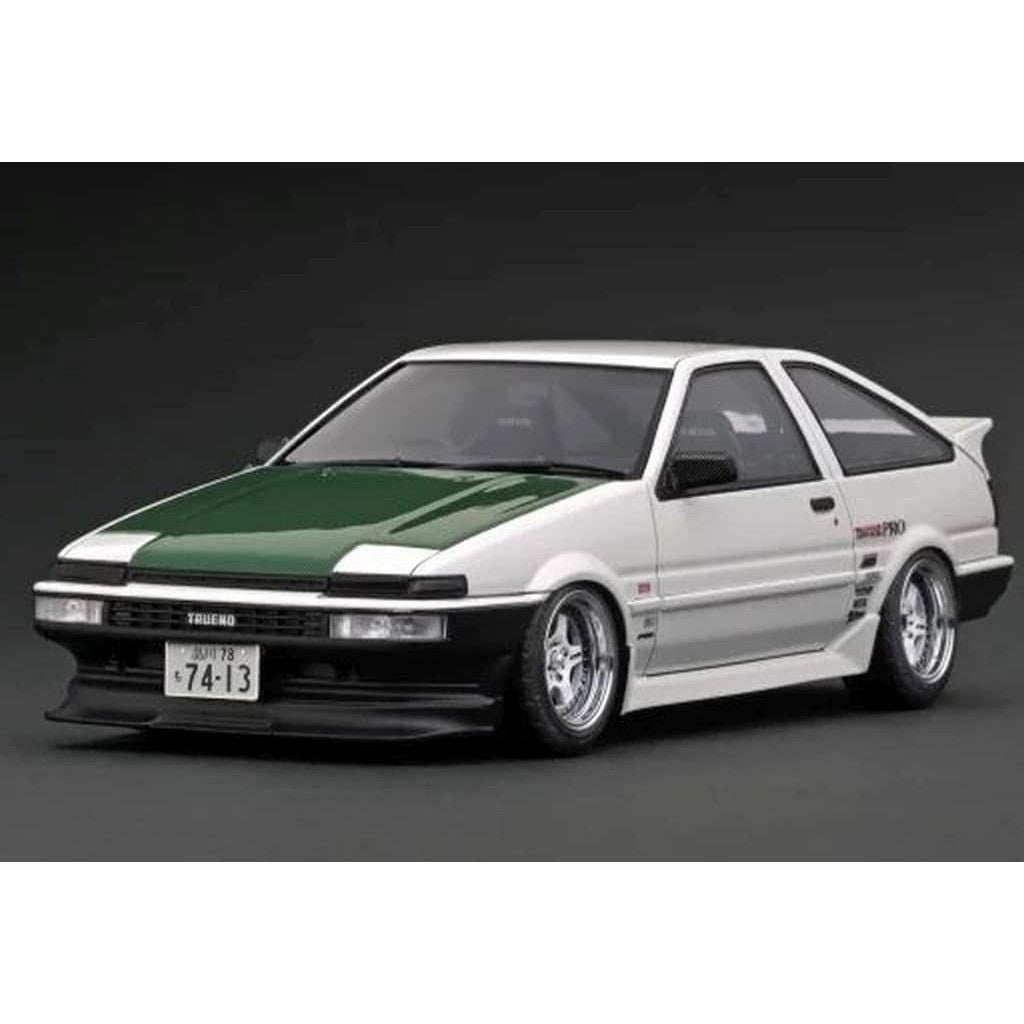 【中古即納】[MDL] 1/18 Toyota Sprinter Trueno(スプリンタートレノ) (AE86) 3Door TK-Street Ver White 完成品 ミニカー(IG3489) ignition model(イグニッションモデル)(20250419)