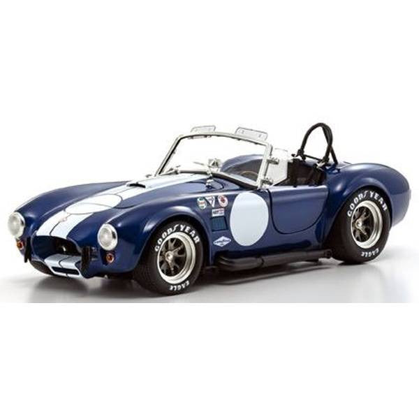 【予約安心出荷】[MDL] 1/18 シェルビー コブラ 427S/C(ブルー/ホワイトストライプ) 完成品 ミニカー(KS08048BLMW) 京商(2025年12月)